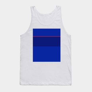 Glasgow Rangers Blue & Red Retro 1998 Home Design Tank Top